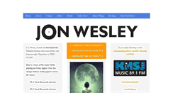Desktop Screenshot of jonwesleydj.com