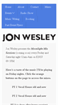 Mobile Screenshot of jonwesleydj.com